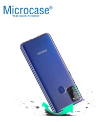 Microcase Samsung Galaxy A21s 0.2 mm İnce Soft Silikon Kılıf - Şeffaf