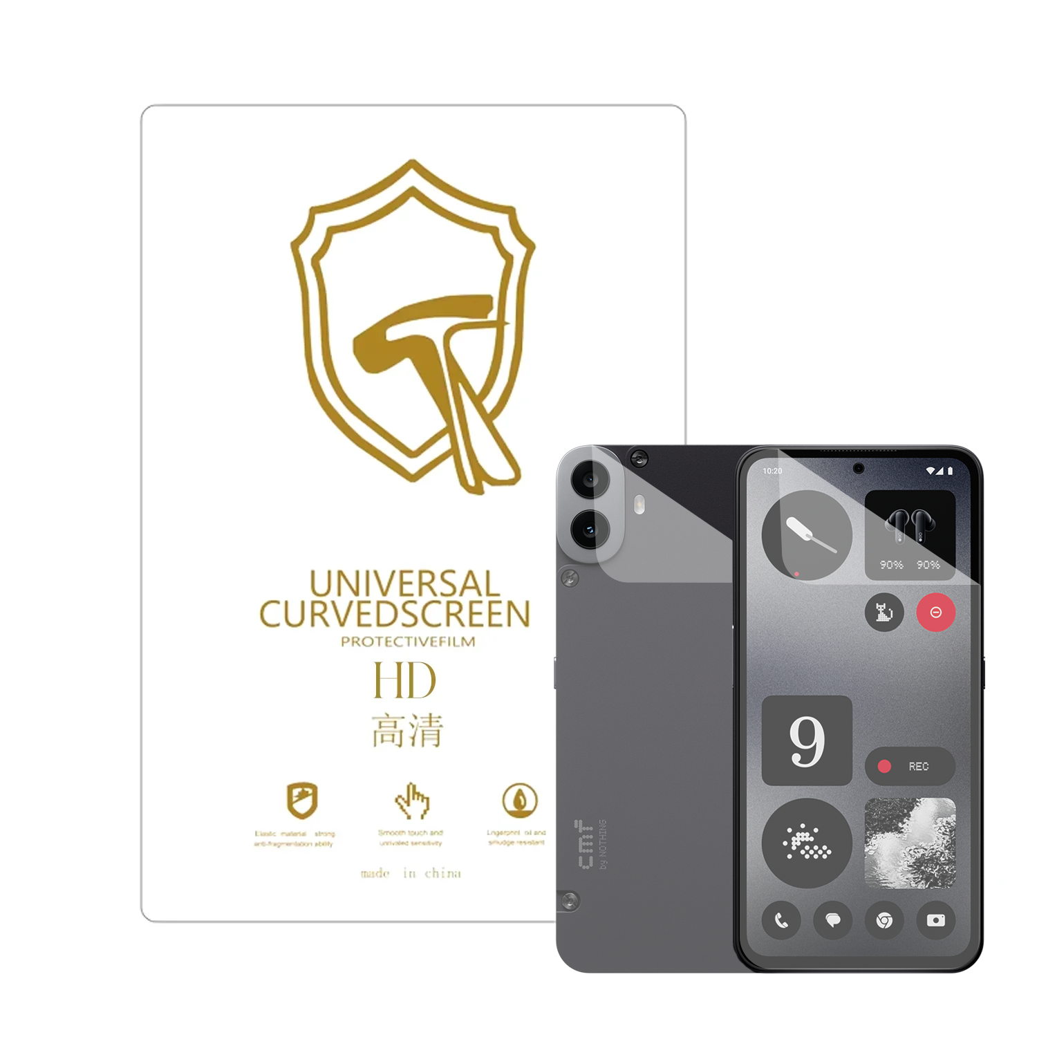 Microcase Nothing CMF Phone 1 ile Uyumlu Full Tpu Ön Arka Nano Koruma- EKM103