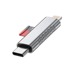 Microcase Çift Girişli Lightning ve Type-C Kart Okuyucu-AL5808