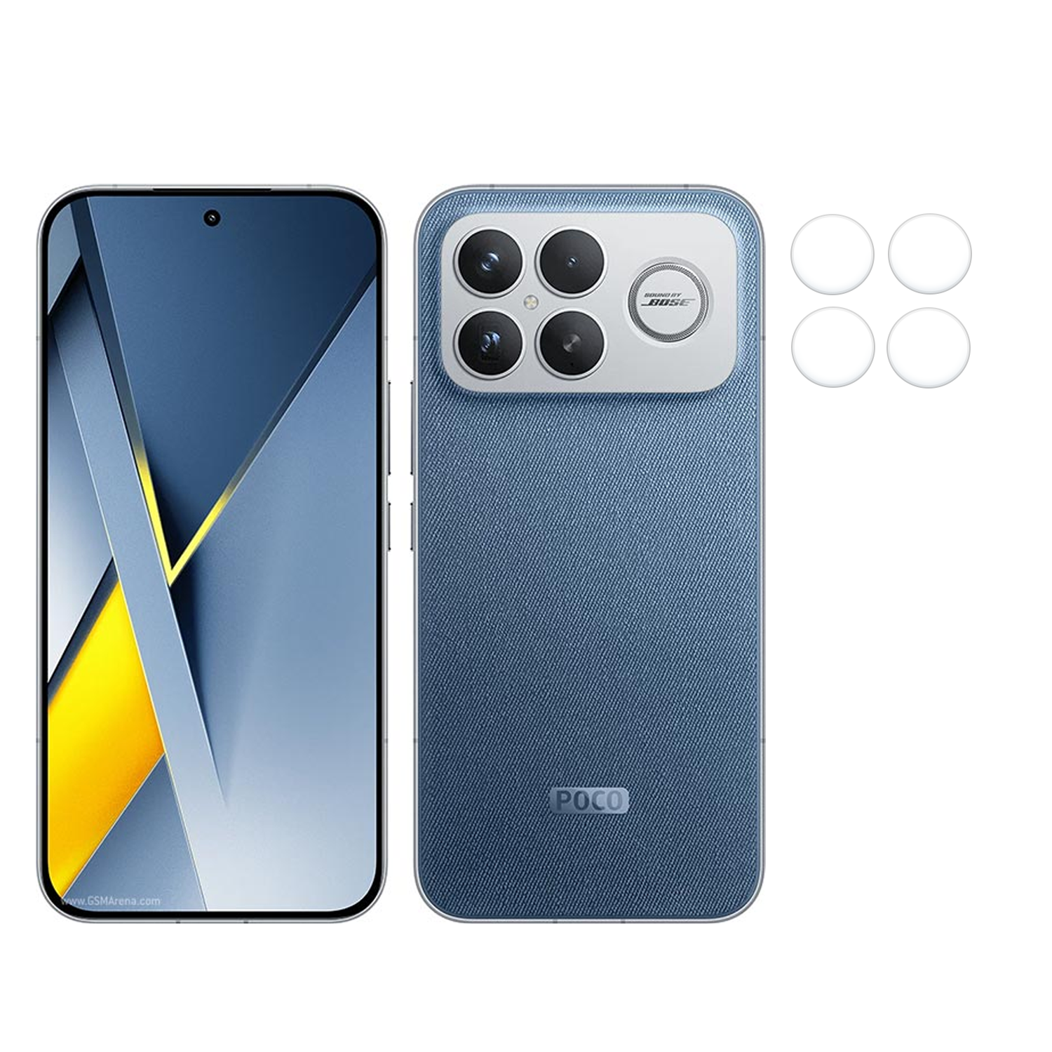 Microcase Xiaomi Poco F8 Ultra/Redmi K90 Pro Max Kamera Camı Lens Koruyucu Nano Esnek Film-AL3400