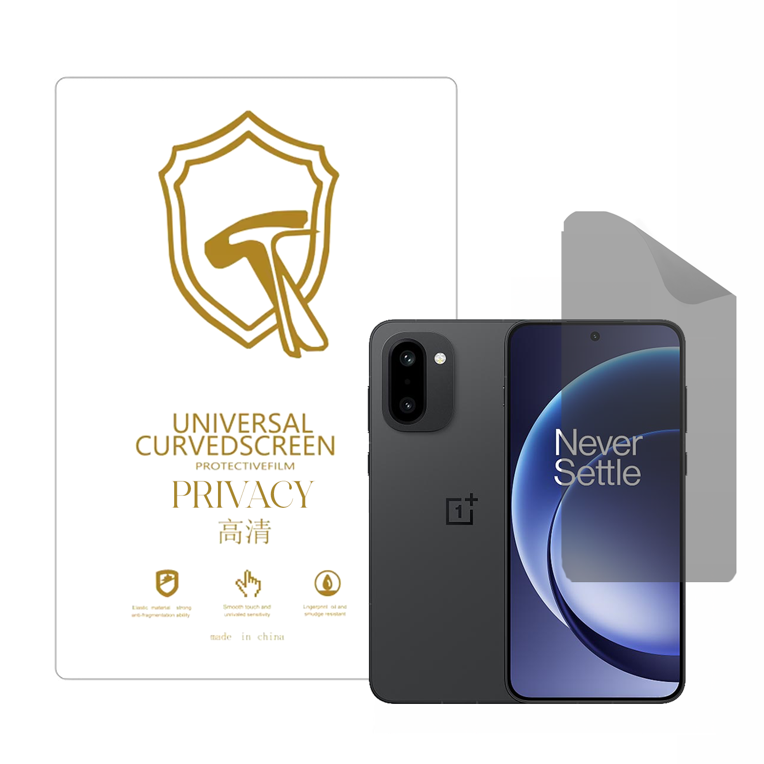 Microcase Oneplus 15R ile Uyumlu Privacy Gizlilik Filtreli Hayalet Nano Ekran Koruyucu-EKM110