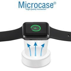 Microcase Huawei Watch 3 - GT3 - GT2 Pro İçin USB Manyetik Şarj Cihazı Beyaz - AL3435