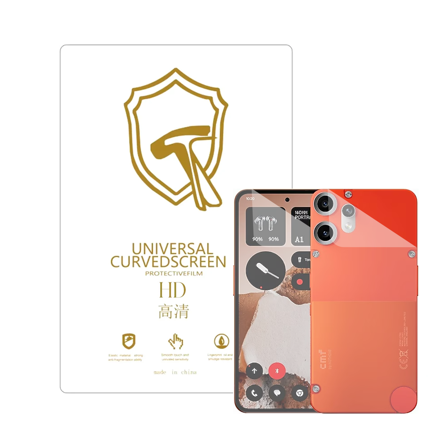 Microcase Nothing CMF Phone 2 ile Uyumlu Full Tpu Ön Arka Nano Koruma- EKM103