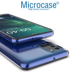 Microcase Samsung Galaxy A31 0.2 mm Ultra İnce Soft Silikon Kılıf - Şeffaf + Tempered Glass Cam Koruma
