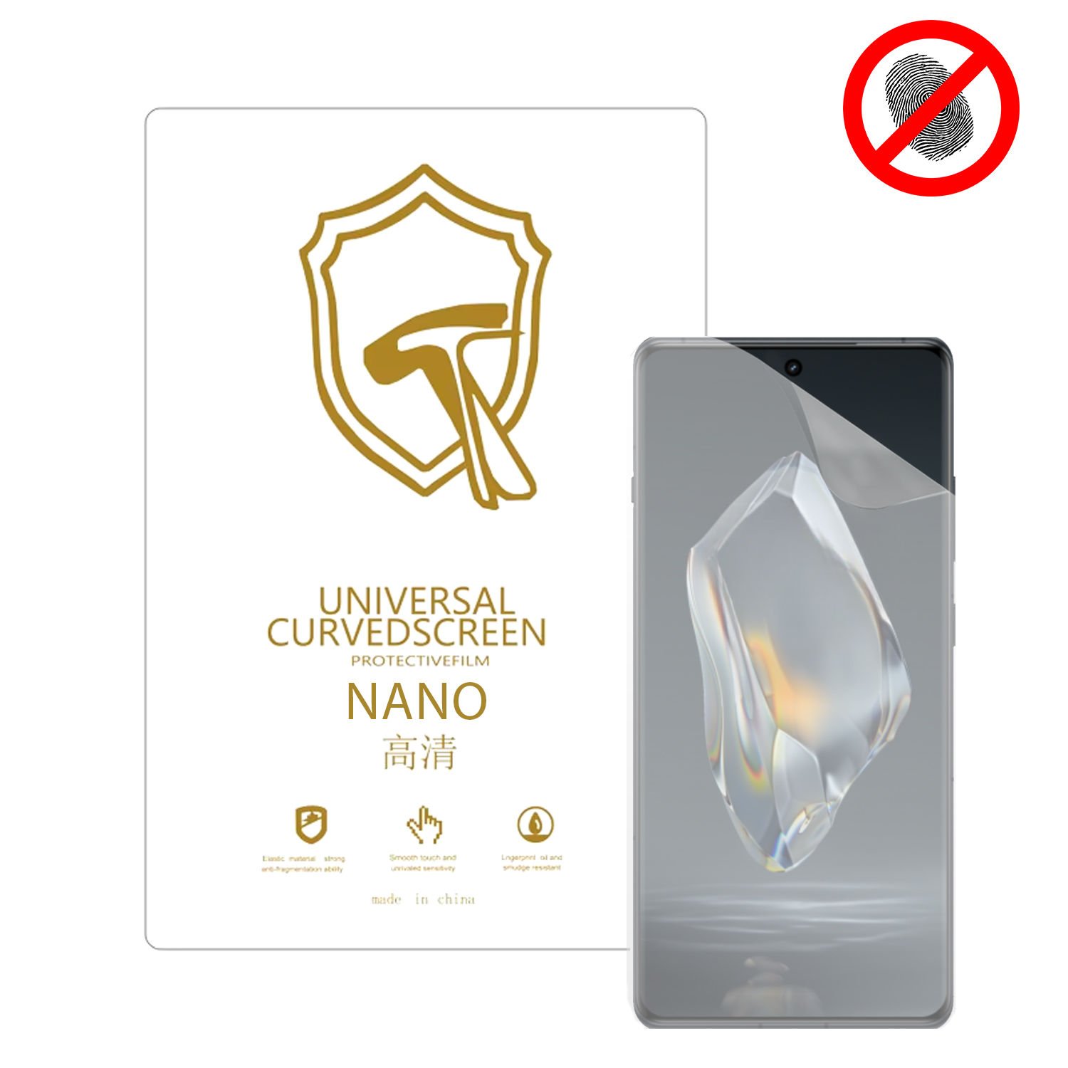 Microcase Oneplus Ace 3  ile Uyumlu Full Tpu Nano Ön Ekran Koruma Filmi - EKM101