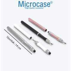 Microcase Universal Telefon Tablet iPad 2in1 Disk Uçlu Stylus Pen Dokunmatik Kalem - AL3464