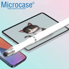 Microcase Universal Telefon Tablet iPad 2in1 Disk Uçlu Stylus Pen Dokunmatik Kalem - AL3464