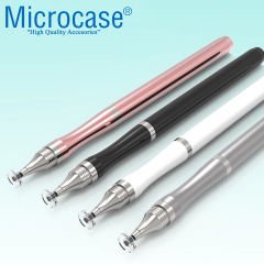 Microcase Universal Telefon Tablet iPad 2in1 Disk Uçlu Stylus Pen Dokunmatik Kalem - AL3464