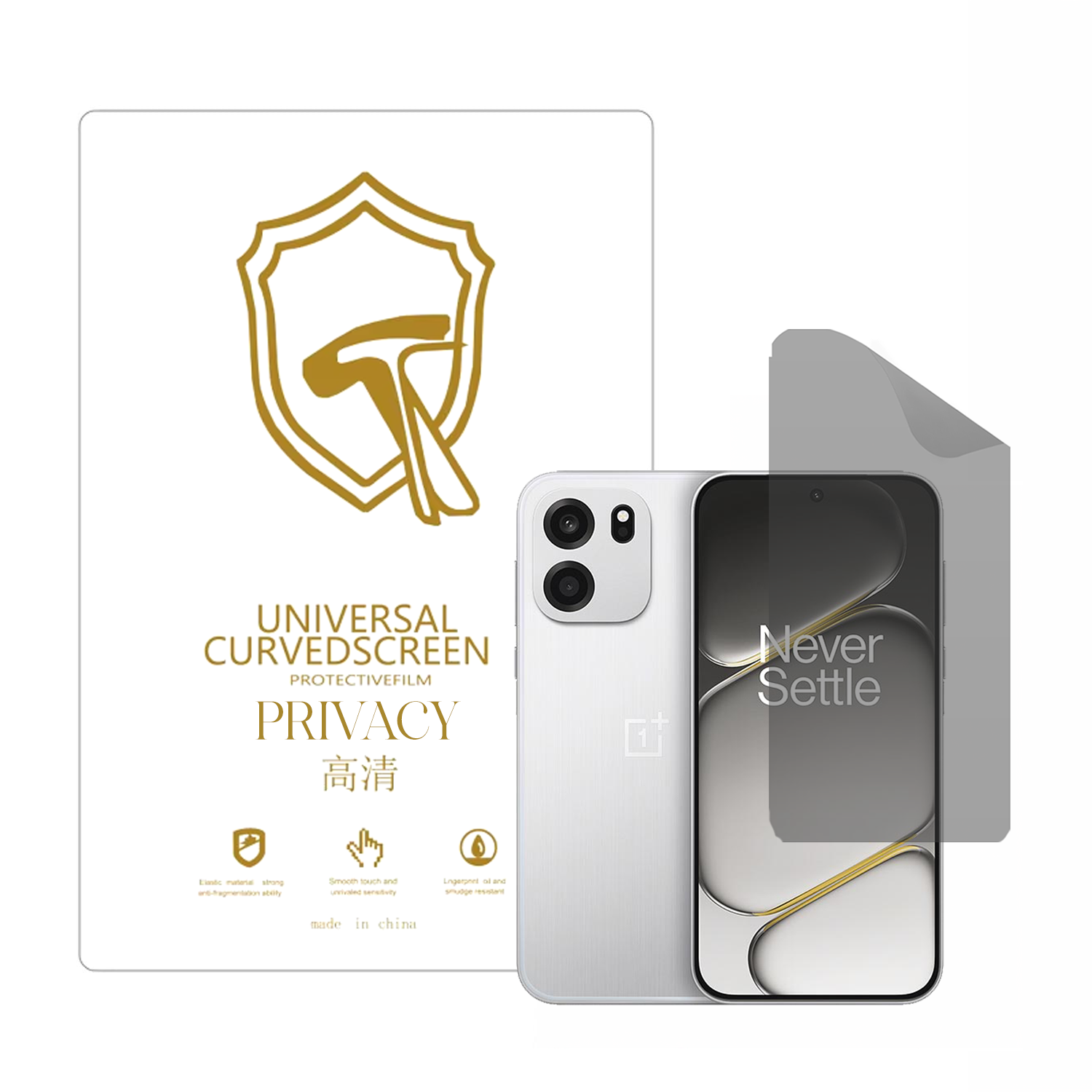 Microcase Oneplus Turbo 6V ile Uyumlu Privacy Gizlilik Filtreli Hayalet Nano Ekran Koruyucu-EKM110