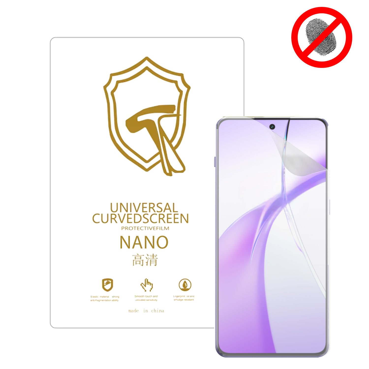 Microcase Oneplus Ace 3V  ile Uyumlu Full Tpu Nano Ön Ekran Koruma Filmi - EKM101