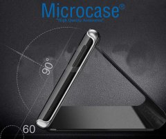 Microcase OnePlus 6 Aynalı Kapak Clear View Flip Cover Kılıf