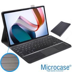 Microcase Samsung Tab A8 X207 X200 10.5 inch Bluetooth Touchpad Klavyeli Kılıf-BKK5