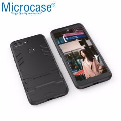 Microcase ZTE Nubia V18 Alfa Serisi Armor Standlı Kılıf+CAM