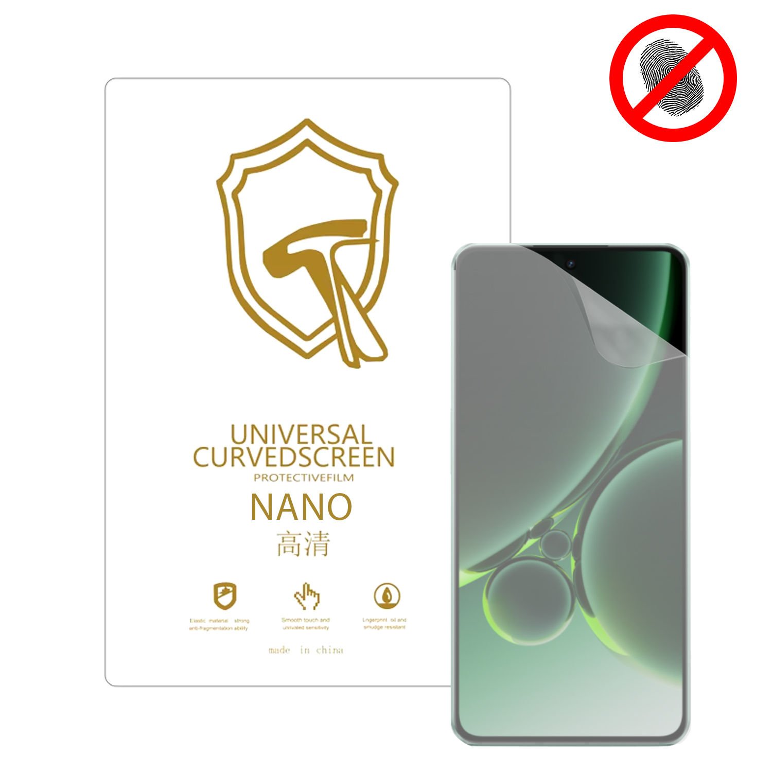 Microcase Oneplus Nord 3  ile Uyumlu Full Tpu Nano Ön Ekran Koruma Filmi - EKM101
