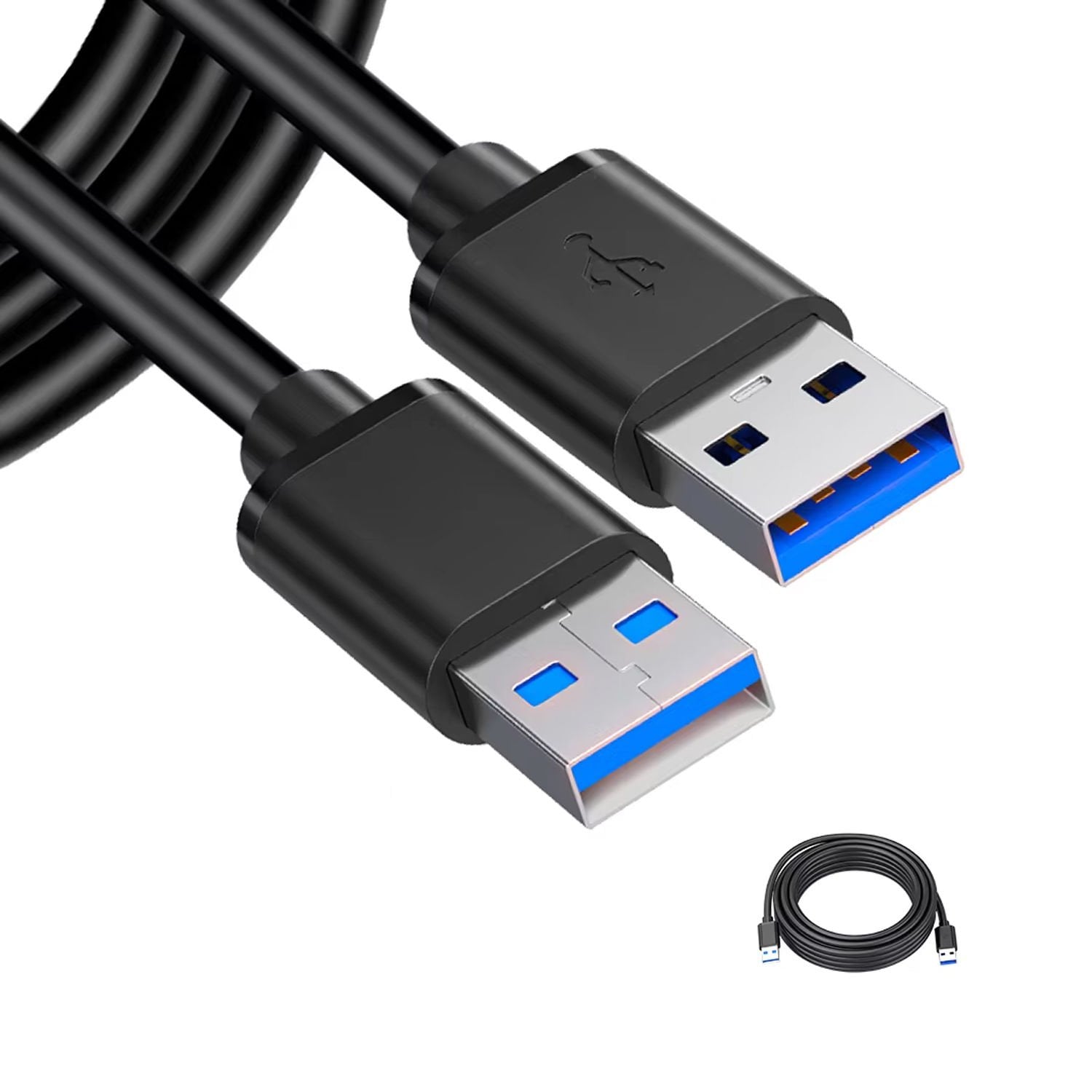 Microcase USB A to USB A iki ucu Erkek Çift Taraflu USB 3.0 Kablo 50 cm AL4777
