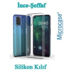 Microcase Oppo A72 0.2 mm İnce Soft Silikon Kılıf - Şeffaf + Tempered Glass Cam Koruma