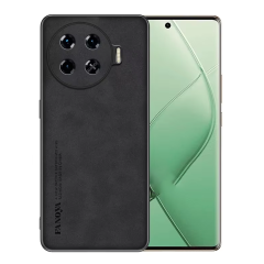 Microcase Tecno Spark 20 Pro Plus için Luxury Leather Series Deri Desenli Plastik Koruma Kılıf - AL8125