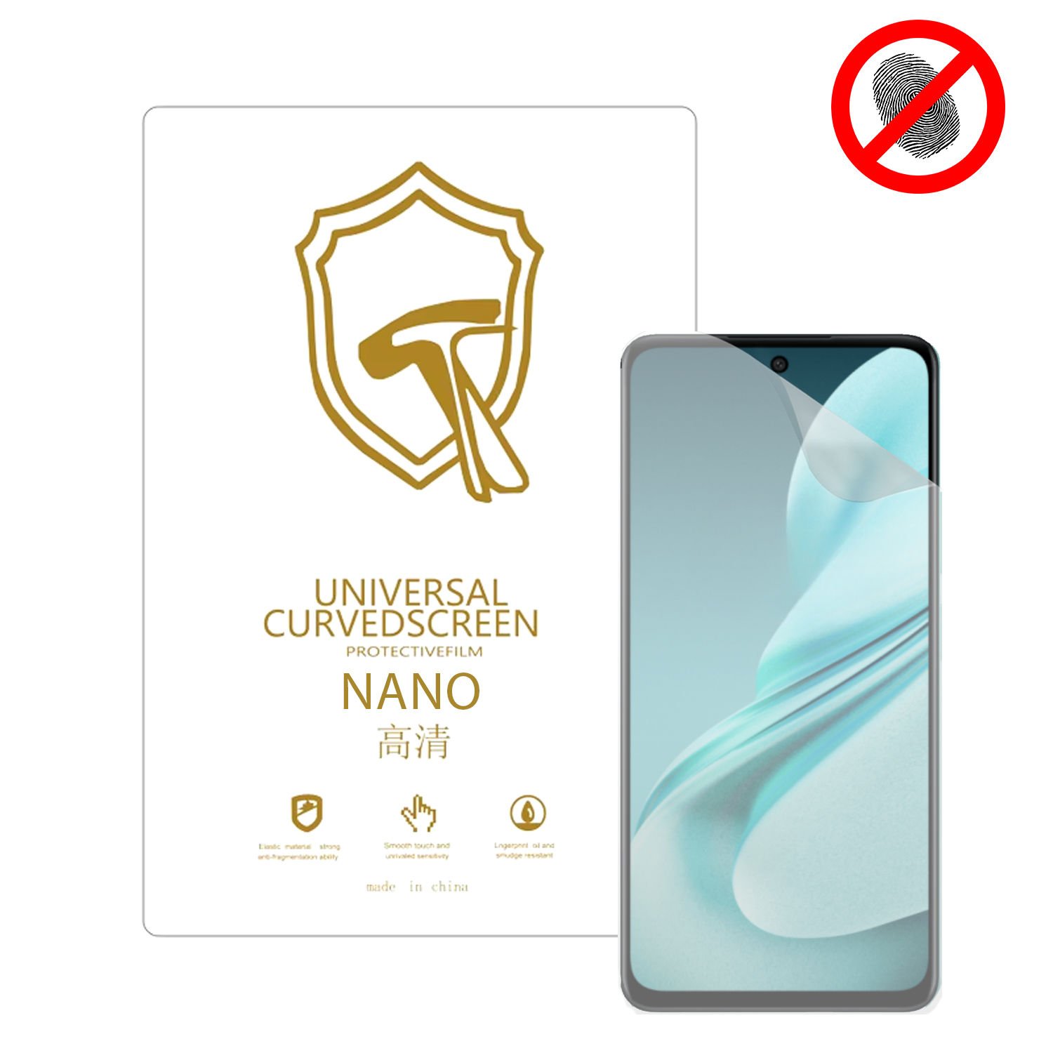 Microcase Oneplus Nord 30 SE  ile Uyumlu Full Tpu Nano Ön Ekran Koruma Filmi - EKM101