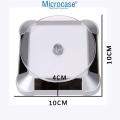 Microcase 360 Derece Dönen Güneş Enerjili Vitrin Saat Takı Standı - AL5031