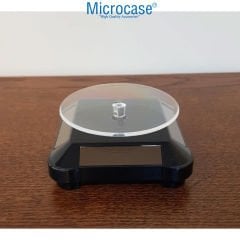 Microcase 360 Derece Dönen Güneş Enerjili Vitrin Saat Takı Standı - AL5031