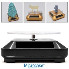 Microcase 360 Derece Dönen Güneş Enerjili Vitrin Saat Takı Standı - AL5031