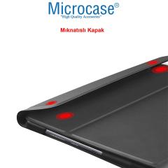 Microcase Samsung Galaxy Tab A8 SM-X200 10.5'' Sleeve Serisi Mıknatıs Kapaklı Standlı Kılıf - Turkuaz