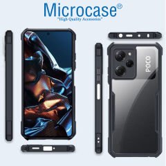 Microcase Xiaomi Poco X5 Pro 5G ile uyumlu Airbag Serisi Darbeye Dayanıklı Köşe Korumalı Tpu Kılıf - AL3370