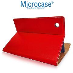 Microcase Lenovo Tab M10 HD 10.1 TB-X306F Sleeve Serisi Mıknatıs Kapaklı Standlı Kılıf - Kırmızı