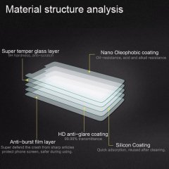Microcase Huawei P smart plus 2019 Tempered Glass Cam Koruma