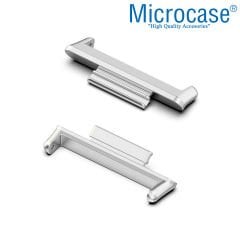 Microcase Oppo Watch Free 18 mm Çevirici Metal Kordon Kayış Adaptörü Set - AL3145