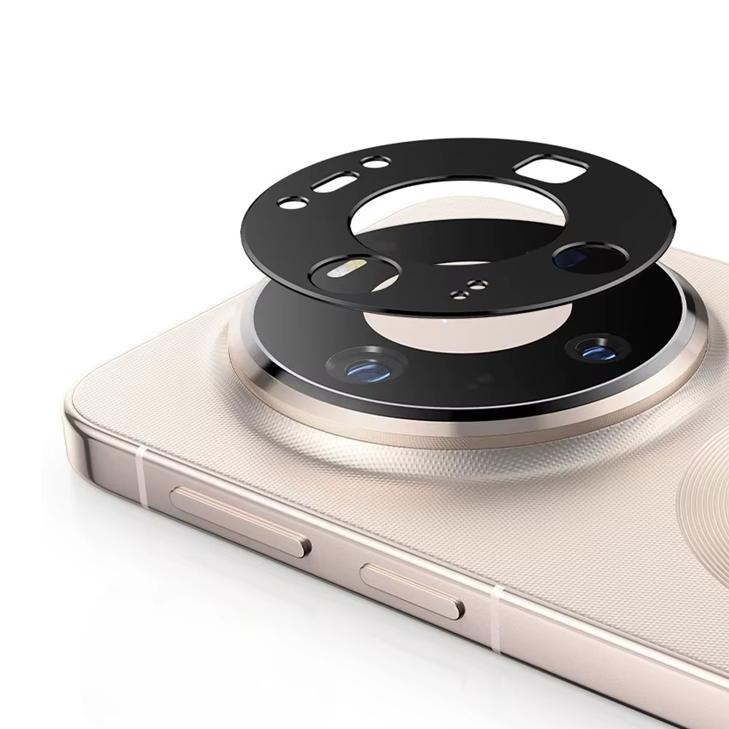 Microcase Huawei Mate 80 Uyumlu Kamera Lens Koruma Halkası - Kapalı Tasarım -Siyah AL3401