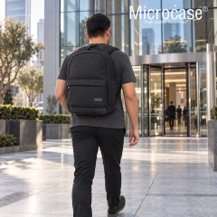 Microcase 3 Bölmeli Günlük Kullanım ve 15,6 inch Kadar Laptop Notebook Sırt Çantası AL5689
