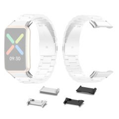 Microcase Oppo Watch Free 18 mm Çevirici Metal Kordon Kayış Adaptörü Set - AL3145 Gümüş