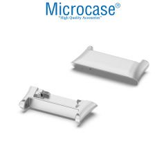 Microcase Oppo Watch Free 18 mm Çevirici Metal Kordon Kayış Adaptörü Set - AL3145 Gümüş