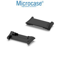 Microcase Oppo Watch Free 18 mm Çevirici Metal Kordon Kayış Adaptörü Set - AL3145 Gümüş