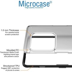 Microcas  Honor X9B 5G / Honor Magic 6 LITE /X50   Luna Serisi Köşe Korumalı Sert Rubber Kılıf - AL3422 Siyah