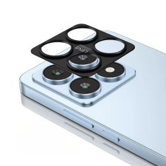 Microcase Xiaomi 17 Uyumlu Kamera Lens Koruma Halkası - Kapalı Tasarım -Siyah AL3401