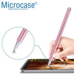 Microcase Universal Telefon Tablet iPad 2in1 Disk Uçlu Stylus Pen Dokunmatik Kalem - AL3466