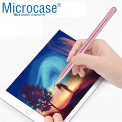 Microcase Universal Telefon Tablet iPad 2in1 Disk Uçlu Stylus Pen Dokunmatik Kalem - AL3466