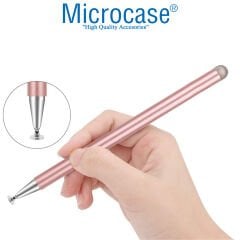 Microcase Universal Telefon Tablet iPad 2in1 Disk Uçlu Stylus Pen Dokunmatik Kalem - AL3466