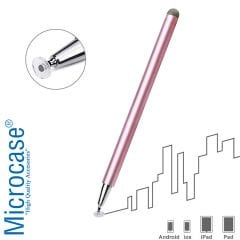 Microcase Universal Telefon Tablet iPad 2in1 Disk Uçlu Stylus Pen Dokunmatik Kalem - AL3466