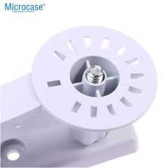 Microcase 3M Yapışkan veya Vida Monteli 1/4 Vida Girişli 180 Derece Döner Başlıklı Web kamera Bebek Kamerası Tutucu Stand - AL5014