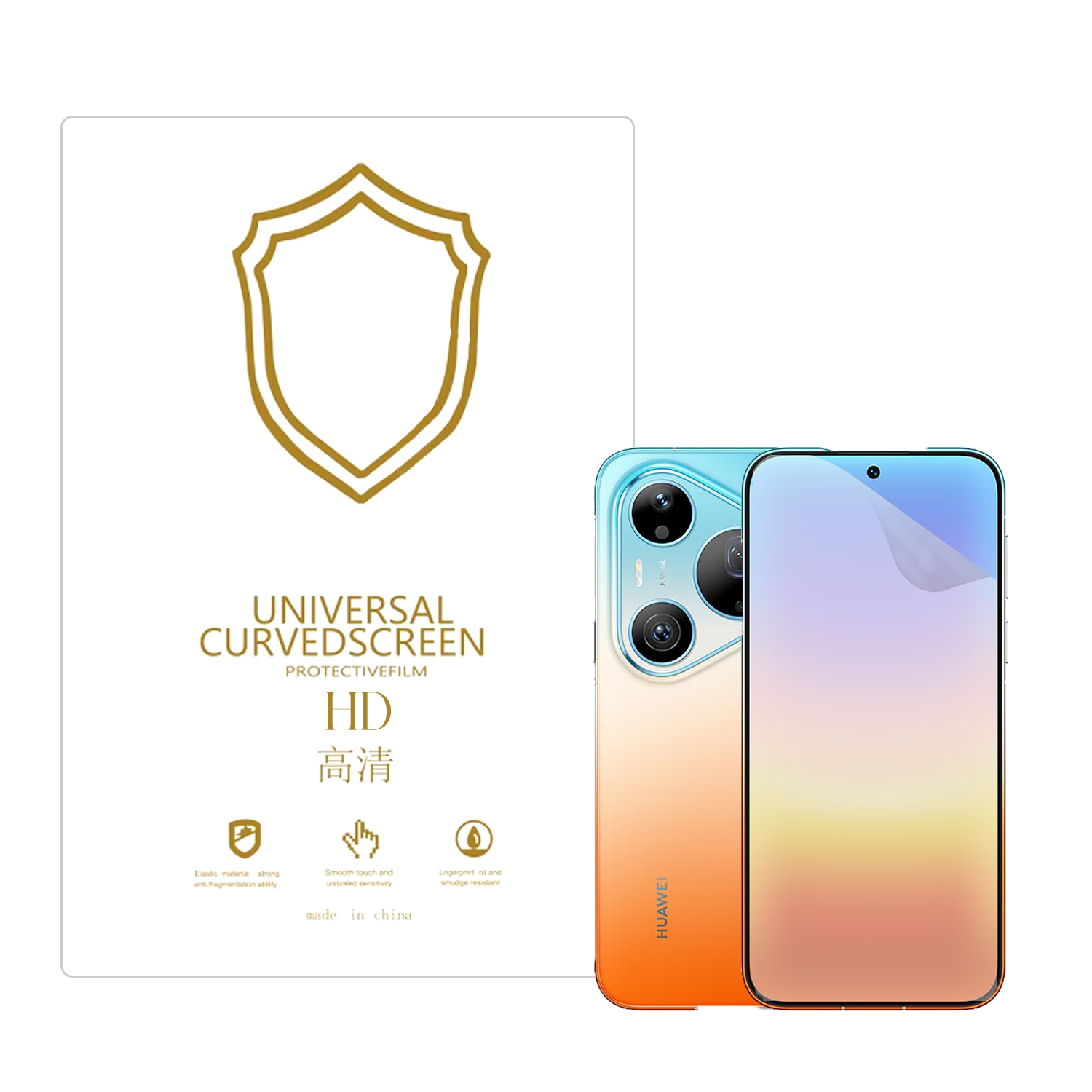 Microcase Huawei Pura 90 Pro Max  ile Uyumlu Full Tpu Nano Ön Ekran Koruma Filmi - EKM101