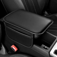 Microcase Araç Merkezi Konsol Kapağı Deri Araç Kol Dayama Yastığı Depolama Cepli - AL4669