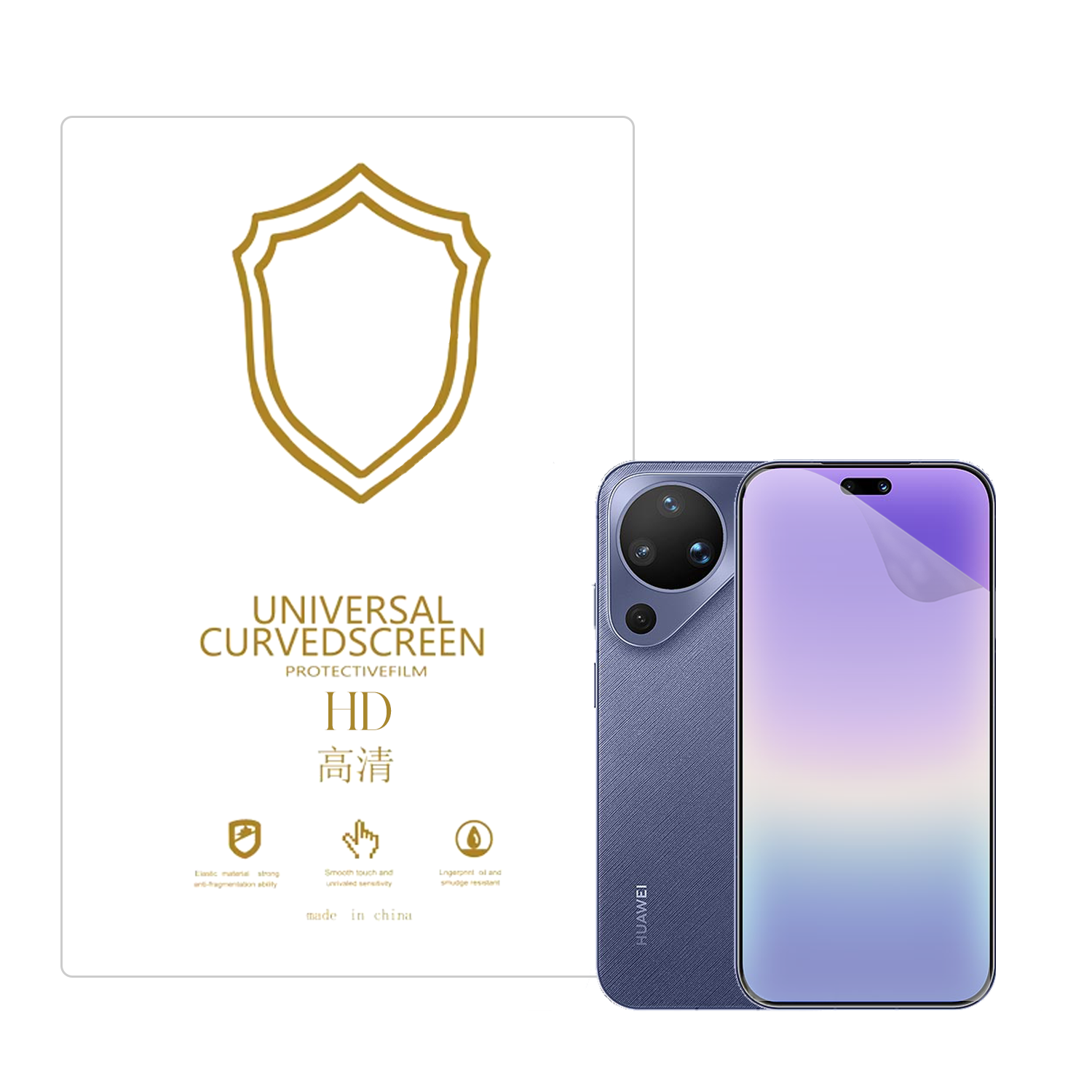 Microcase Huawei Pura 90 ile Uyumlu Full Tpu Nano Ön Ekran Koruma Filmi - EKM101