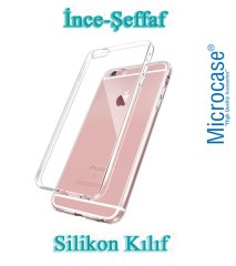 Microcase iPhone 6 Plus İnce Silikon Kılıf + 3D Curved Cam Siyah
