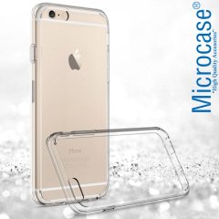 Microcase iPhone 6 Plus İnce Silikon Kılıf + 3D Curved Cam Siyah