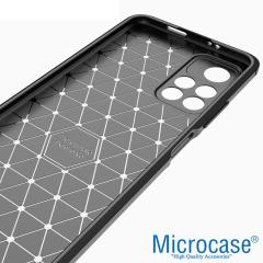 Microcase Xiaomi Redmi Note 11T Brushed Silikon Kılıf - Siyah