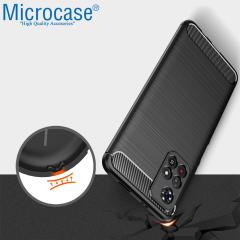 Microcase Xiaomi Redmi Note 11T Brushed Silikon Kılıf - Siyah