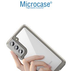 Microcase Samsung Galaxy S23 Plus Shield Serisi Darbeye Dayanıklı Köşe Korumalı Yarı Esnek Plastik TPU Kılıf - AL8100